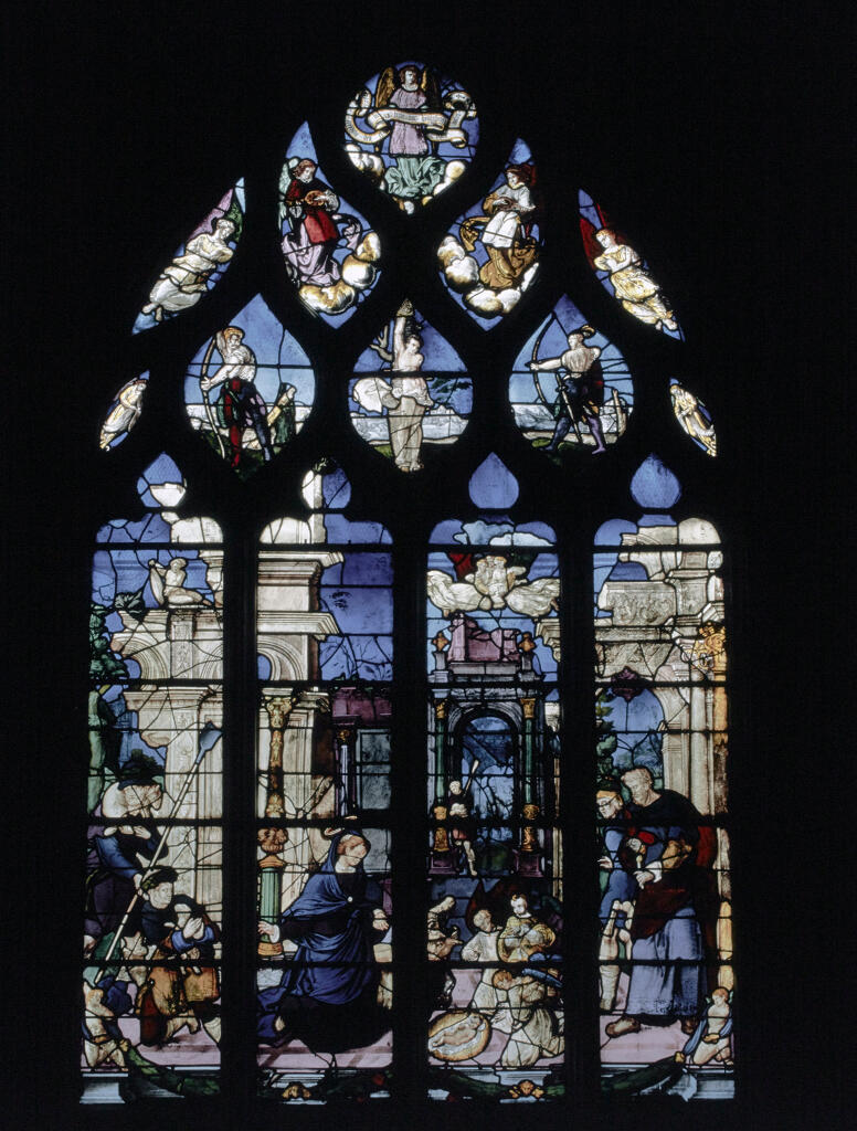 verrière : Adoration des bergers (baie 5)