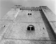 Chambois, château fort, donjon.