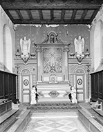 ensemble du maître-autel : tabernacle, retable
