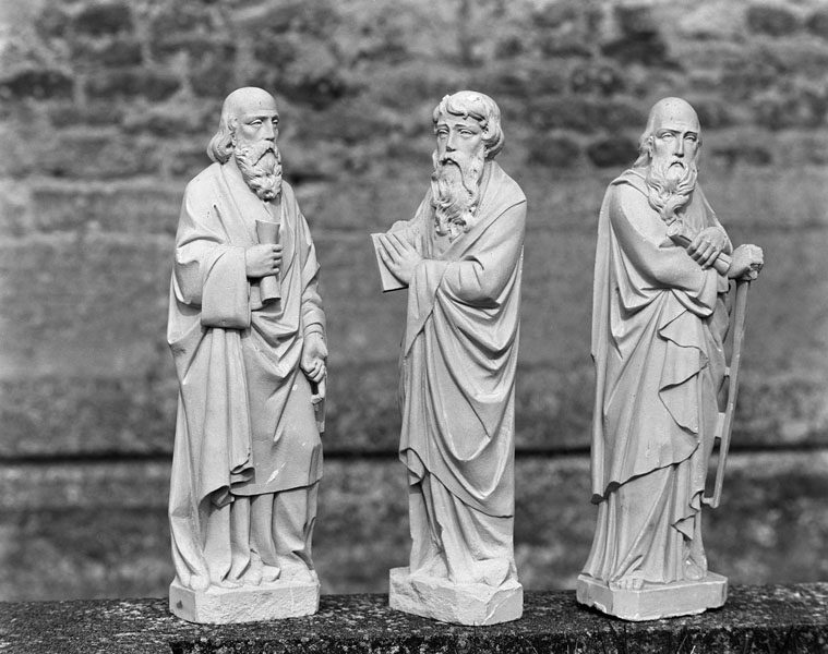 ensemble de 3 statuettes : les quatre prophètes
