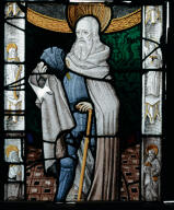 verrière : saint Nicolas, saint Guillaume (baie 16)