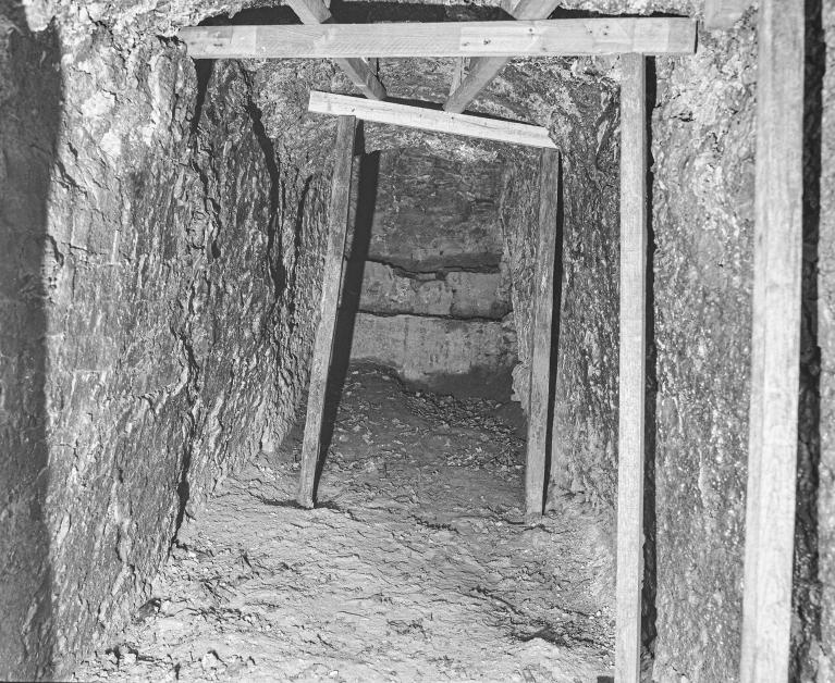 Four à tirage horizontal : intérieur du tunnel.