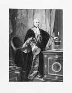 estampe : portrait de magistrat