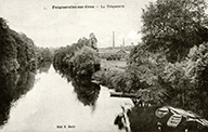 Feuguerolles-sur-Orne - La Briqueterie.- Carte postale, éd. E. Marie, s.d., début 20e siècle. (Collection particulière P. Coftier).