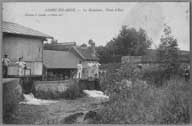 Orbec-en-Auge. La Madeleine, chute d'eau.- Carte postale, AG, éd. J. Collet, s.d., début 20e siècle. (Collection particulière P. Coftier).