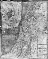carte relief : Relief de la terre sainte