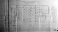 Casino (2ème) de Hougate. Plan d'ensemble des bâtiments.- Plan signé Robert Dufour, architecte, daté du 15 octobre 1932. Crayon et encre sur papier, échelle : 0,01m pour 1 mètre, [dimensions non prises]. (AC Houlgate).