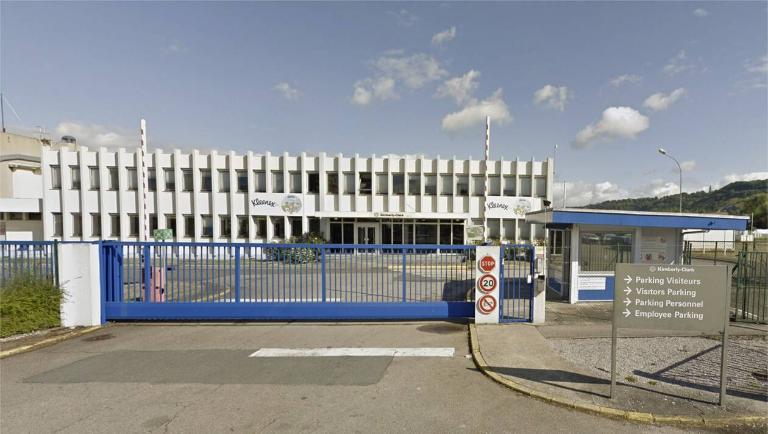 usine de papiers à usage domestique Sopalin puis Kimberly-Clark Corporation