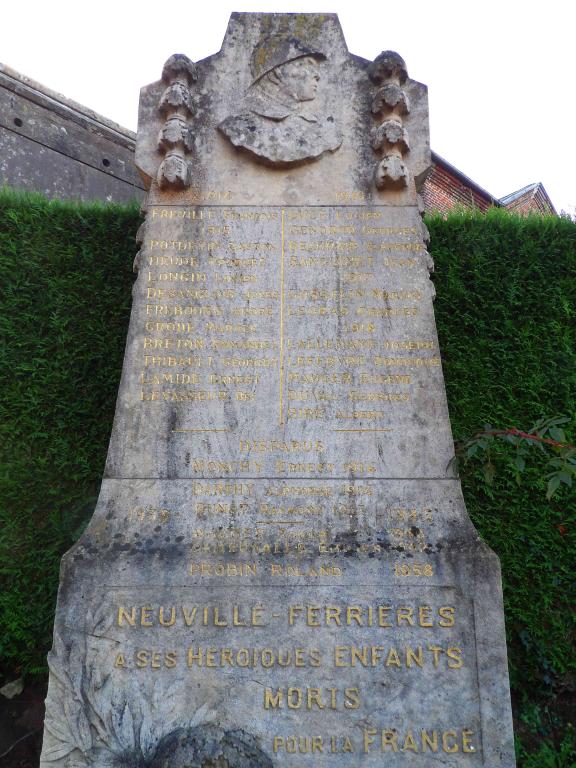 monument aux morts de la guerre de 1914-1918