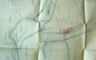 Plan de situation et plan masse de la filature Blaise, 1er mai 1819 (AD Seine-Maritime. 7 S 37).