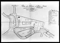 Plan de la filature de Glos-sur-Risle, appartenant à Monsieur Piraube.- Plan, 1/500, 23 fevrier 1901.