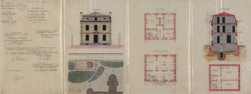 hôpital de la Marine et de la Guerre, puis centre hospitalier des armées René Lebas, actuellement centre administratif