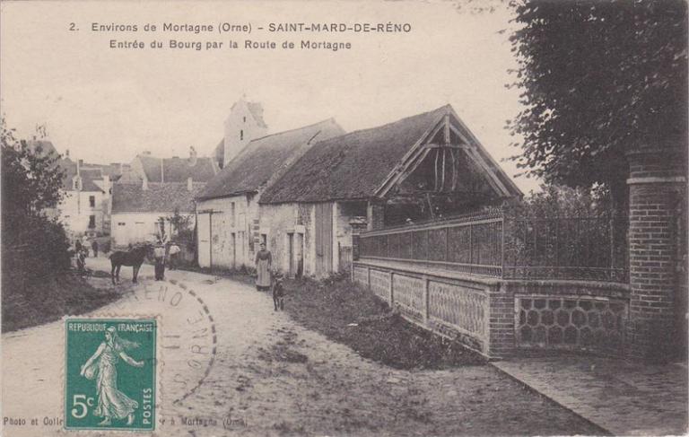 le bourg de Saint-Mard-de-Réno